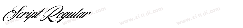 Script Regular字体转换 Script Regular字体转换